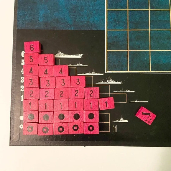 Vintage 1972 Admirals Board Game Parker Brothers Missing Instructions - Picture 9 of 12